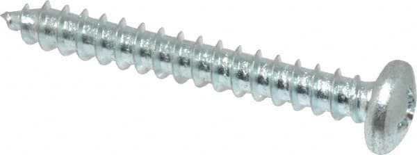 Value Collection - #14 Pan Head Phillips Sheet Metal Screw - Steel, 2" Length Under Head, Grade 2 - Benchmark Tooling