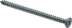 Value Collection - #6 Flat Head Phillips Sheet Metal Screw - Steel, 2" OAL, Grade 2 - Benchmark Tooling