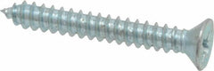 Value Collection - #8 Flat Head Phillips Sheet Metal Screw - Steel, 1-1/4" OAL, Grade 2 - Benchmark Tooling