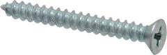 Value Collection - #8 Flat Head Phillips Sheet Metal Screw - Steel, 1-1/2" OAL, Grade 2 - Benchmark Tooling