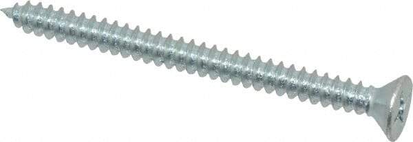 Value Collection - #8 Flat Head Phillips Sheet Metal Screw - Steel, 2" OAL, Grade 2 - Benchmark Tooling