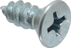 Value Collection - #10 Flat Head Phillips Sheet Metal Screw - Steel, 1/2" OAL, Grade 2 - Benchmark Tooling