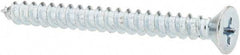 Value Collection - #10 Flat Head Phillips Sheet Metal Screw - Steel, 2" OAL, Grade 2 - Benchmark Tooling