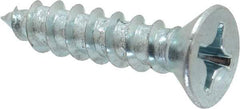 Value Collection - #12 Flat Head Phillips Sheet Metal Screw - Steel, 1" OAL, Grade 2 - Benchmark Tooling