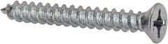 Value Collection - #12 Flat Head Phillips Sheet Metal Screw - Steel, 1-3/4" OAL, Grade 2 - Benchmark Tooling