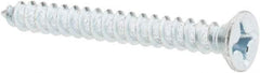 Value Collection - #12 Flat Head Phillips Sheet Metal Screw - Steel, 2" OAL, Grade 2 - Benchmark Tooling