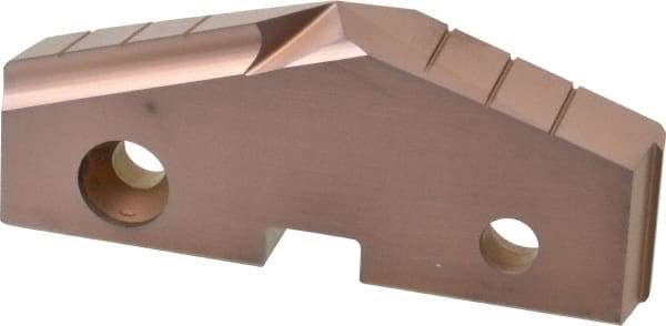 Allied Machine and Engineering - 2-15/16" Diam x 7/16" Thick, Seat Code 5, 144° Included Angle Spade Drill Insert - AM200 Coated, Cobalt, Grade Super Cobalt, Series GEN2 T-A - Benchmark Tooling