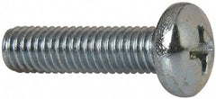 Value Collection - #10-32 UNF, 3/4" Length Under Head Phillips Drive Machine Screw - Pan Head, Grade 2 Steel, Zinc-Plated Finish, Without Washer - Benchmark Tooling