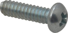 Value Collection - #4-40 UNC, 3/8" Length Under Head Phillips Drive Machine Screw - Round Head, Grade 2 Steel, Zinc-Plated Finish, Without Washer - Benchmark Tooling