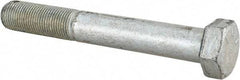 Made in USA - 5/8-18 UNF, 4-1/2" Length Under Head Hex Head Cap Screw - Partially Threaded, Grade 5 Steel, Zinc-Plated Finish, 15/16" Hex - Benchmark Tooling