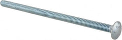 Value Collection - 1/4-20 UNC 5" Length Under Head, Standard Square Neck, Carriage Bolt - Grade 2 Steel, Zinc-Plated Finish - Benchmark Tooling