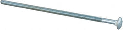 Value Collection - 1/4-20 UNC 7" Length Under Head, Standard Square Neck, Carriage Bolt - Grade 2 Steel, Zinc-Plated Finish - Benchmark Tooling