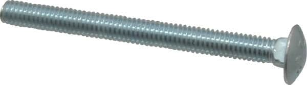 Value Collection - 5/16-18 UNC 3-1/2" Length Under Head, Standard Square Neck, Carriage Bolt - Grade 2 Steel, Zinc-Plated Finish - Benchmark Tooling