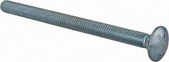 Value Collection - 5/16-18 UNC 4-1/2" Length Under Head, Standard Square Neck, Carriage Bolt - Grade 2 Steel, Zinc-Plated Finish - Benchmark Tooling