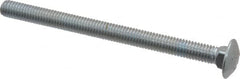 Value Collection - 3/8-16 UNC 5" Length Under Head, Standard Square Neck, Carriage Bolt - Grade 2 Steel, Zinc-Plated Finish - Benchmark Tooling