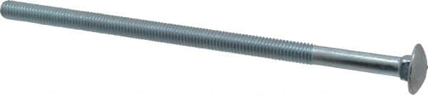 Value Collection - 3/8-16 UNC 8" Length Under Head, Standard Square Neck, Carriage Bolt - Grade 2 Steel, Zinc-Plated Finish - Benchmark Tooling