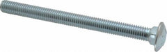 Value Collection - 1/2-13 UNC 6" Length Under Head, Standard Square Neck, Carriage Bolt - Grade 2 Steel, Zinc-Plated Finish - Benchmark Tooling