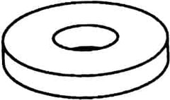 Value Collection - M3 Screw, Grade 316 Stainless Steel Fender Flat Washer - 3.2mm ID x 9mm OD, Plain Finish - Benchmark Tooling
