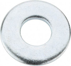Value Collection - 5/16" Screw, Steel USS Flat Washer - 3/8" ID x 7/8" OD, 0.0781" Thick, Zinc-Plated Finish - Benchmark Tooling