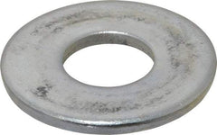 Value Collection - 7/8" Screw, Steel USS Flat Washer - 15/16" ID x 2-1/4" OD, 0.1719" Thick, Zinc-Plated Finish - Benchmark Tooling