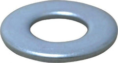 Value Collection - 5/8" Screw, Steel SAE Flat Washer - 21/32" ID x 1-5/16" OD, 3/32" Thick, Zinc-Plated Finish - Benchmark Tooling