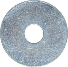 Value Collection - 5/16" Screw, Steel Fender Flat Washer - 5/16" ID x 1-1/4" OD, 0.049" Thick, Zinc-Plated Finish - Benchmark Tooling