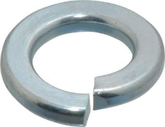 Value Collection - 5/8", 0.156" Thick Split Lock Washer - Alloy Steel, Zinc-Plated Finish, 0.628" Min ID, 0.641" Max ID, 1.073" Min OD, 1.079" Max OD - Benchmark Tooling