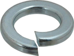 Value Collection - 7/8", 0.219" Thick Split Lock Washer - Alloy Steel, Zinc-Plated Finish, 0.878" Min ID, 0.894" Max ID, 1.459" Min OD, 1.464" Max OD - Benchmark Tooling