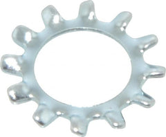 Value Collection - 3/8" Screw, 0.398" ID, Steel External Tooth Lock Washer - 0.694" OD, Zinc-Plated, Grade 2 - Benchmark Tooling