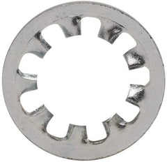Value Collection - 1/4" Screw, 0.267" ID, Steel Internal Tooth Lock Washer - 0.478" OD, Zinc-Plated, Grade 2 - Benchmark Tooling