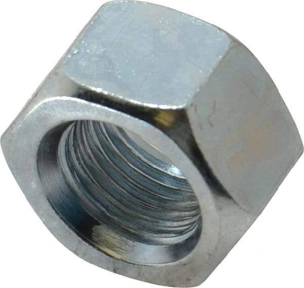 Value Collection - 1/2-20 UNF Steel Right Hand Hex Nut - 3/4" Across Flats, 7/16" High, Zinc-Plated Finish - Benchmark Tooling