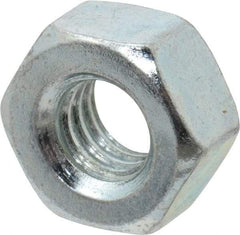 Value Collection - 5/16-18 UNC Steel Right Hand Heavy Hex Nut - 9/16" Across Flats, 0.2969" High, Zinc-Plated Finish - Benchmark Tooling