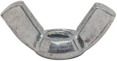 Value Collection - 1/4-20 UNC, Zinc Plated, Steel Standard Wing Nut - 1.1" Wing Span, 0.57" Wing Span - Benchmark Tooling