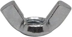 Value Collection - 5/16-18 UNC, Zinc Plated, Steel Standard Wing Nut - 1-1/4" Wing Span, 0.66" Wing Span - Benchmark Tooling