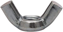 Value Collection - 3/8-16 UNC, Zinc Plated, Steel Standard Wing Nut - 1.44" Wing Span, 0.79" Wing Span - Benchmark Tooling