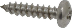 Value Collection - #6 Pan Head Phillips Sheet Metal Screw - Stainless Steel, 5/8" Length Under Head, Grade 18-8 - Benchmark Tooling