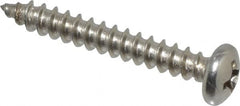Value Collection - #6 Pan Head Phillips Sheet Metal Screw - Stainless Steel, 1" Length Under Head, Grade 18-8 - Benchmark Tooling