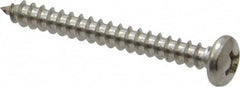 Value Collection - #6 Pan Head Phillips Sheet Metal Screw - Stainless Steel, 1-1/4" Length Under Head, Grade 18-8 - Benchmark Tooling