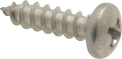Value Collection - #8 Pan Head Phillips Sheet Metal Screw - Stainless Steel, 5/8" Length Under Head, Grade 18-8 - Benchmark Tooling