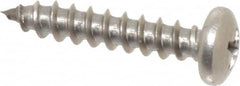 Value Collection - #10 Pan Head Phillips Sheet Metal Screw - Stainless Steel, 1" Length Under Head, Grade 18-8 - Benchmark Tooling