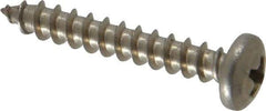 Value Collection - #10 Pan Head Phillips Sheet Metal Screw - Stainless Steel, 1-1/4" Length Under Head, Grade 18-8 - Benchmark Tooling