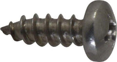 Value Collection - #14 Pan Head Phillips Sheet Metal Screw - Stainless Steel, 3/4" Length Under Head, Grade 18-8 - Benchmark Tooling