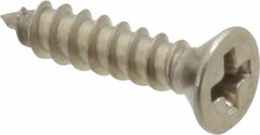 Value Collection - #4 Flat Head Phillips Sheet Metal Screw - Stainless Steel, 1/2" OAL, Grade 18-8 - Benchmark Tooling