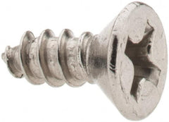 Value Collection - #6 Flat Head Phillips Sheet Metal Screw - Stainless Steel, 3/8" OAL, Grade 18-8 - Benchmark Tooling