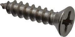 Value Collection - #6 Flat Head Phillips Sheet Metal Screw - Stainless Steel, 5/8" OAL, Grade 18-8 - Benchmark Tooling