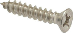 Value Collection - #6 Flat Head Phillips Sheet Metal Screw - Stainless Steel, 3/4" OAL, Grade 18-8 - Benchmark Tooling