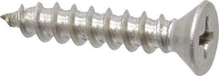Value Collection - #10 Flat Head Phillips Sheet Metal Screw - Stainless Steel, 1" OAL, Grade 18-8 - Benchmark Tooling