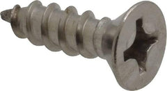 Value Collection - #12 Flat Head Phillips Sheet Metal Screw - Stainless Steel, 3/4" OAL, Grade 18-8 - Benchmark Tooling