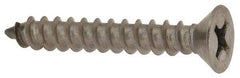 Value Collection - #12 Flat Head Phillips Sheet Metal Screw - Stainless Steel, 1-1/2" OAL, Grade 18-8 - Benchmark Tooling
