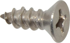 Value Collection - #14 Flat Head Phillips Sheet Metal Screw - Stainless Steel, 3/4" OAL, Grade 18-8 - Benchmark Tooling